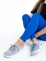 Pantofi sport dama gri din material textil Davinia