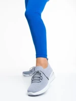 Pantofi sport dama gri din material textil Davinia