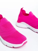 Pantofi sport dama fucsia din material textil Saldís