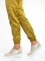 Pantofi sport dama bej din material textil Judie