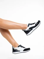 Pantofi sport dama negri din material textil Idella