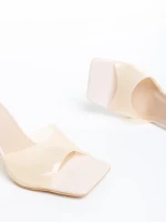 Sandale dama bej din material sintetic Alita