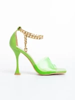 Sandale dama verzi din material sintetic Alita