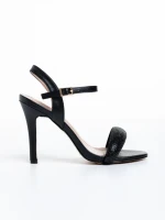 Sandale dama negre din piele ecologica Ruzana