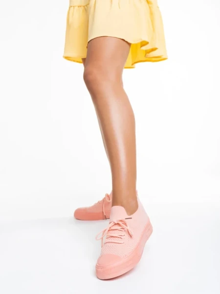 Tenisi dama roz din material textil Elexia