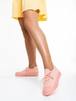 Tenisi dama roz din material textil Elexia