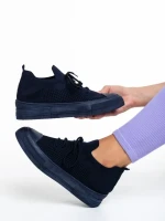 Tenisi dama navy din material textil Elexia