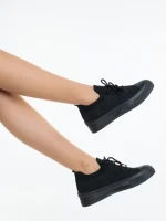 Tenisi dama negri din material textil Elexia