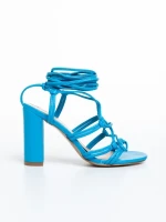 Sandale dama albastre din piele ecologica Evalina