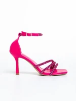 Sandale dama fucsia din piele ecologica Brittany