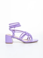 Sandale dama mov din piele ecologica Nereida