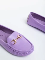 Mocasini dama mov din piele ecologica Cheyenne