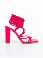 Sandale dama fucsia din piele ecologica Elesia