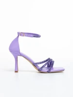 Sandale dama mov din piele ecologica Brittany