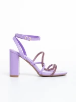 Sandale dama mov din piele ecologica Amaia