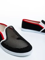 Tenisi dama negri din material textil Lajada