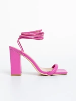 Sandale dama fucsia din piele ecologica Berenise