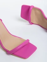 Sandale dama fucsia din piele ecologica Berenise