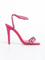 Sandale dama fucsia din piele ecologica Edelmira