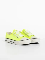 Tenisi copii galbeni din material textil Sayla