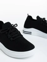 Pantofi sport dama negri din material textil Sumaya