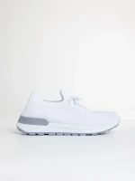 Pantofi sport barbati albi din material textil Lucius