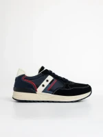 Pantofi sport barbati albastri din material textil Hernan