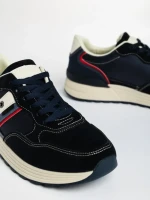 Pantofi sport barbati albastri din material textil Hernan