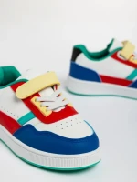 Pantofi sport copii multicolori din piele ecologica Camia