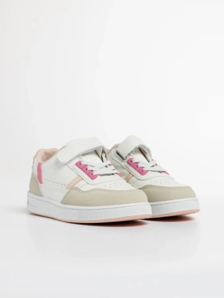 Pantofi sport copii roz din piele ecologica Camia