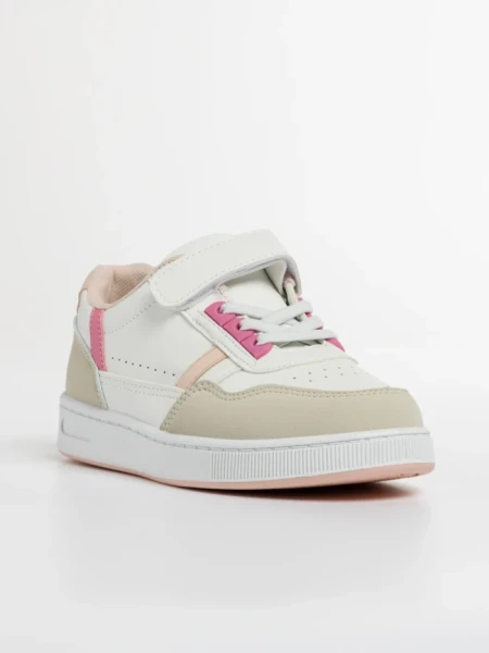 Pantofi sport copii roz din piele ecologica Camia