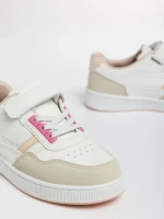 Pantofi sport copii roz din piele ecologica Camia