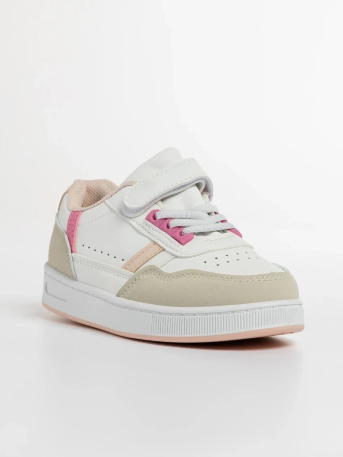 Pantofi sport copii roz din piele ecologica Camia