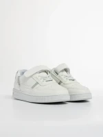 Pantofi sport copii albi din piele ecologica Navi