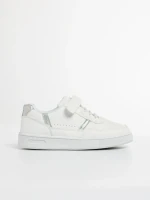 Pantofi sport copii albi din piele ecologica Navi