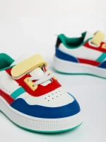 Pantofi sport copii multicolori din piele ecologica Camia