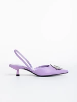 Pantofi dama mov din piele ecologica Salinda