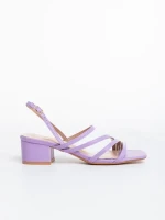 Sandale dama mov din piele ecologica Seleta