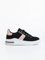 Pantofi sport dama negri din piele ecologica Sebrina