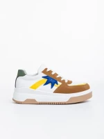 Pantofi sport dama camel din piele ecologica Anuja