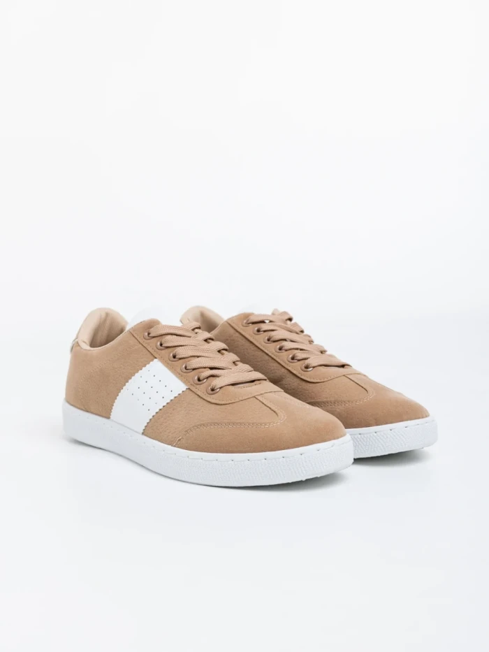 Pantofi sport barbati bej din piele ecologica Lyndon