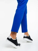 Pantofi sport dama negri din piele ecologica Giorgina