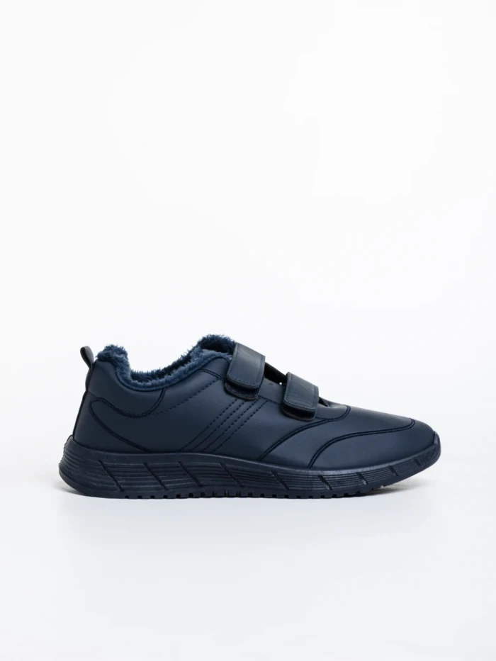 Pantofi sport barbati navy din piele ecologica Triton