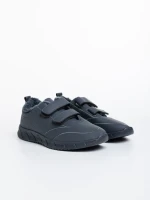 Pantofi sport barbati gri din piele ecologica Triton
