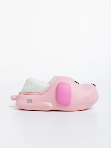 Papuci copii roz din polistiren Clef