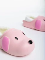 Papuci copii roz din polistiren Clef