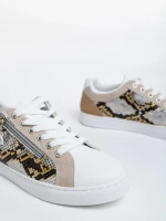 Pantofi sport dama snake din piele ecologica si material textil Kevia