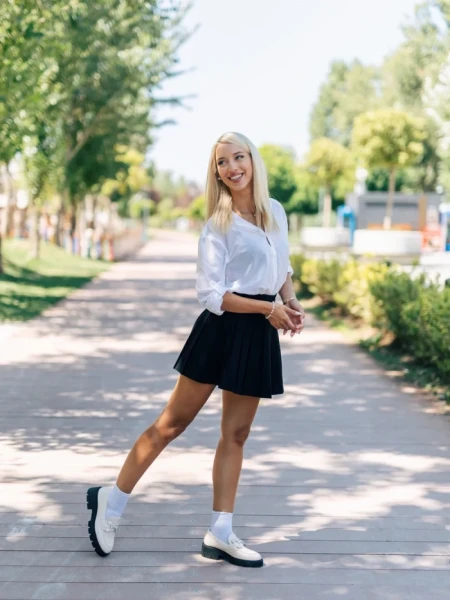 Mocasini dama bej deschis din piele ecologica Nanette