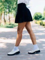 Mocasini dama bej deschis din piele ecologica Nanette