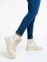 Tenisi dama bej din material textil Chyna